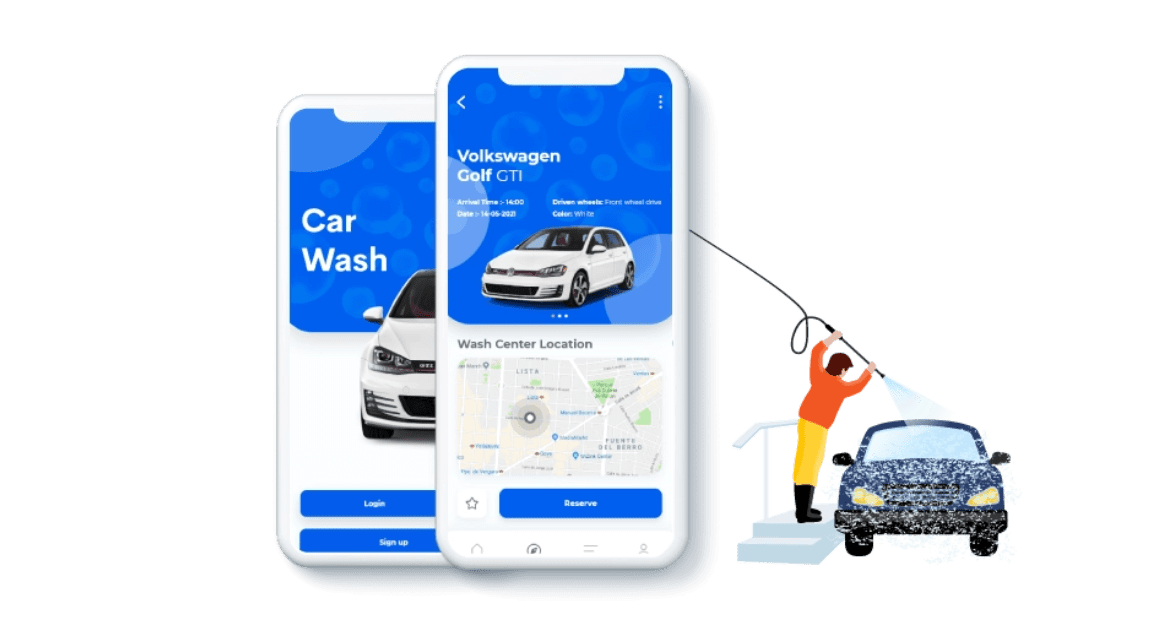 car wash app development USA